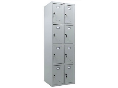 Металлический шкаф для одежды «ПРАКТИК LS-24» - вид 1